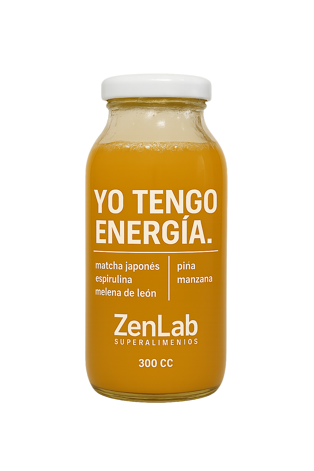 Smoothie con Melena de León y Espirulina | Pack ZenLab Energía – 6x300cc