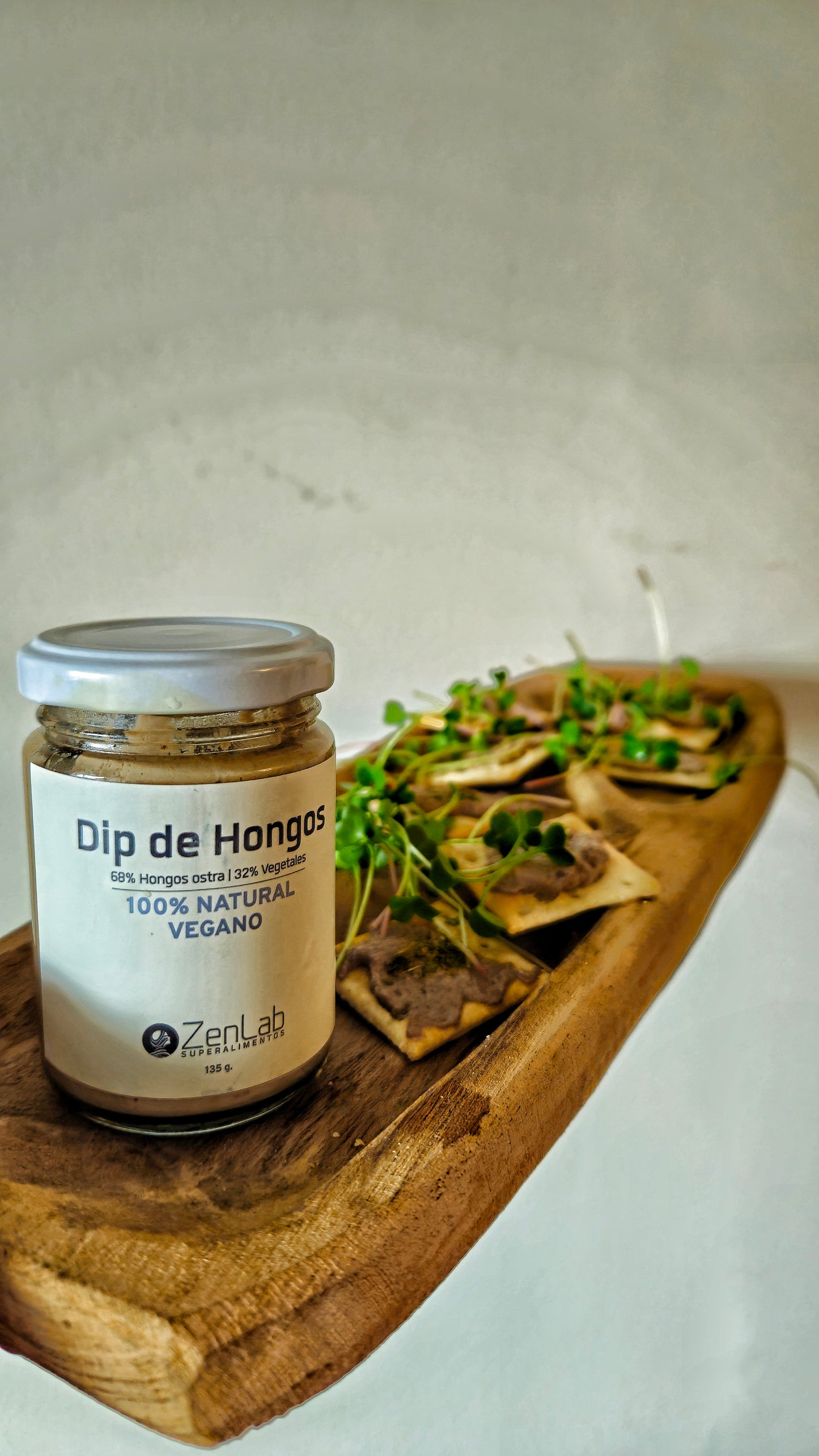 Dip (paté) de hongos ostra - vegano