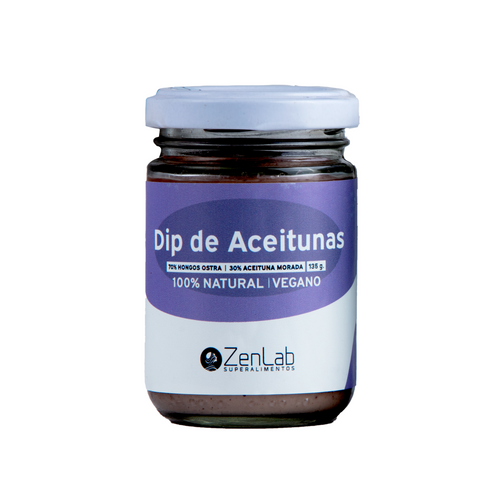 Dip (paté) de hongos ostra con aceituna - vegano