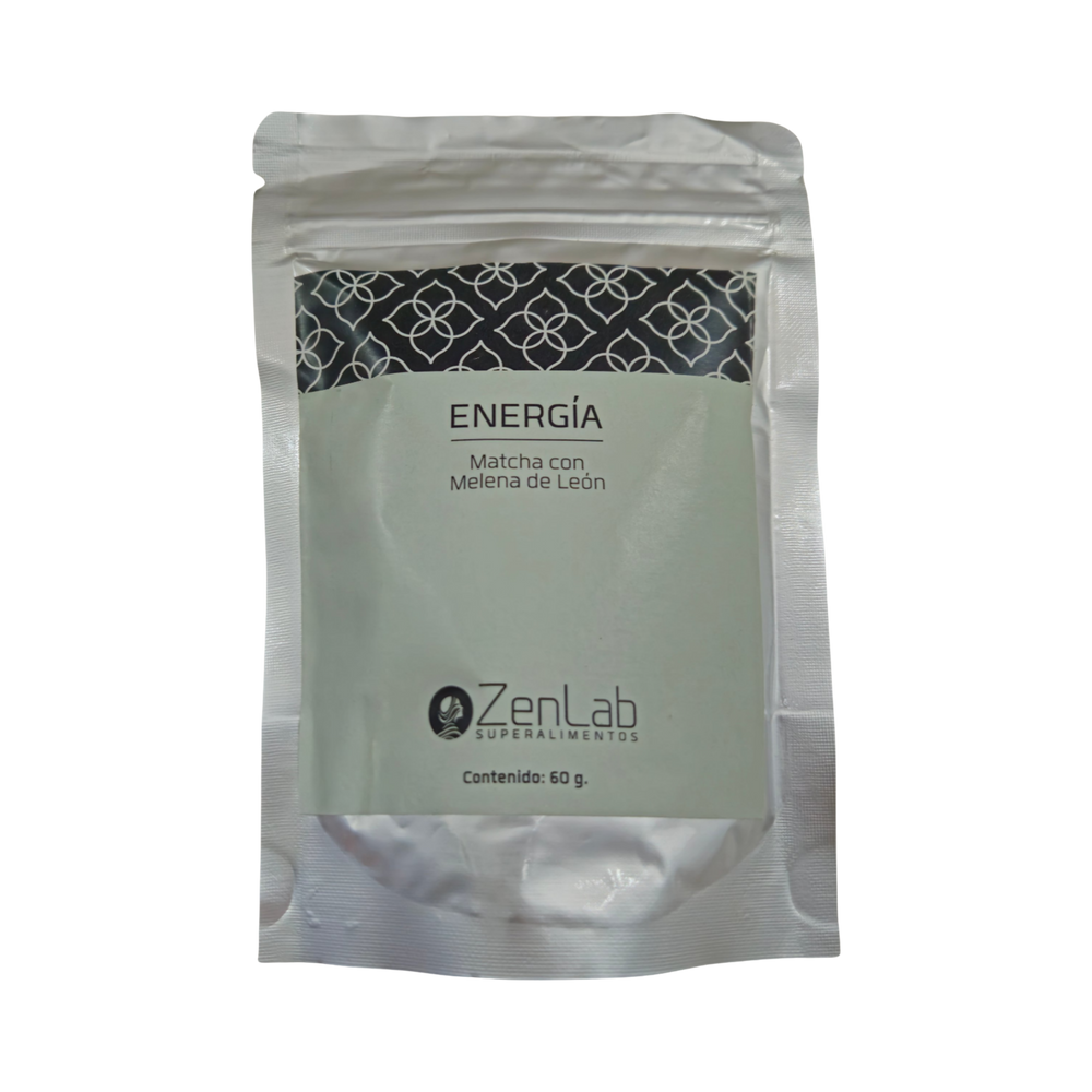 BEST SELLER - ENERGÍA - Matcha japonés con melena de león 60 gramos