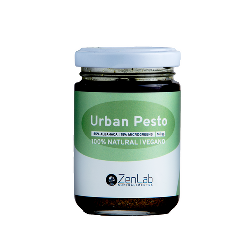 Urban Pesto - Pesto Vegano de Albahaca con Brotes de Rabanito