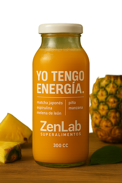Smoothie con Melena de León y Espirulina | Pack ZenLab Energía – 6x300cc