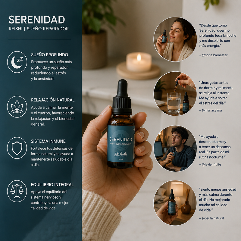 Cuatripack Bienestar Total ZenLab | Melena de León, Reishi, Cordyceps y Cola de Pavo | Ultra Concentrado