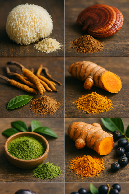 Golden Milk ZenLab – Bienestar Natural con Melena de León y Cúrcuma