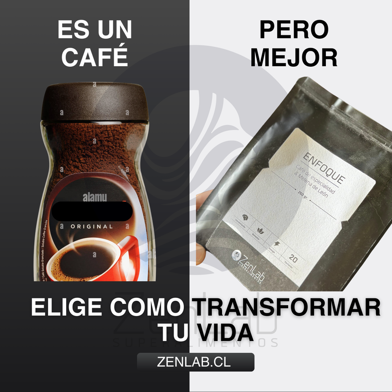 Enfoque - Café de Especialidad Colombiano con Hongos Adaptógenos Melena de León