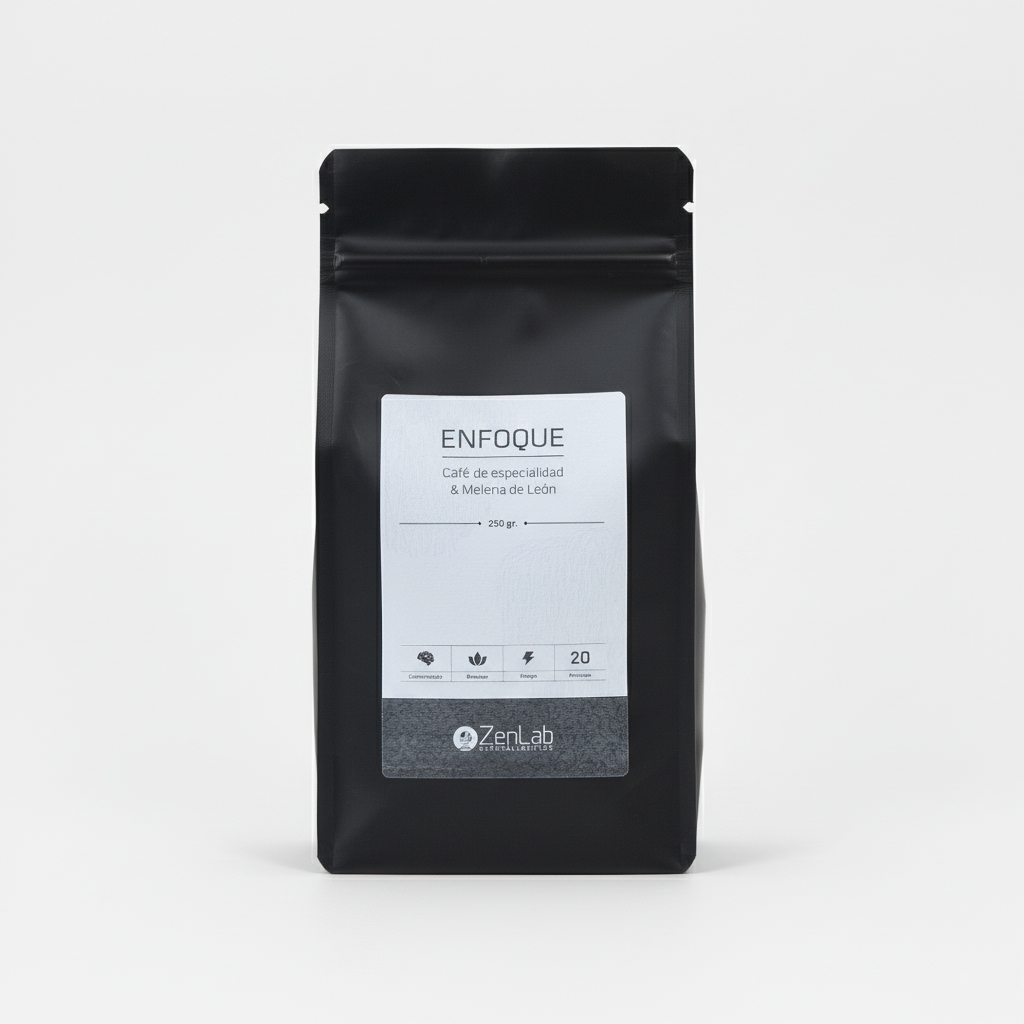 Enfoque - Café de Especialidad Colombiano con Hongos Adaptógenos Melena de León