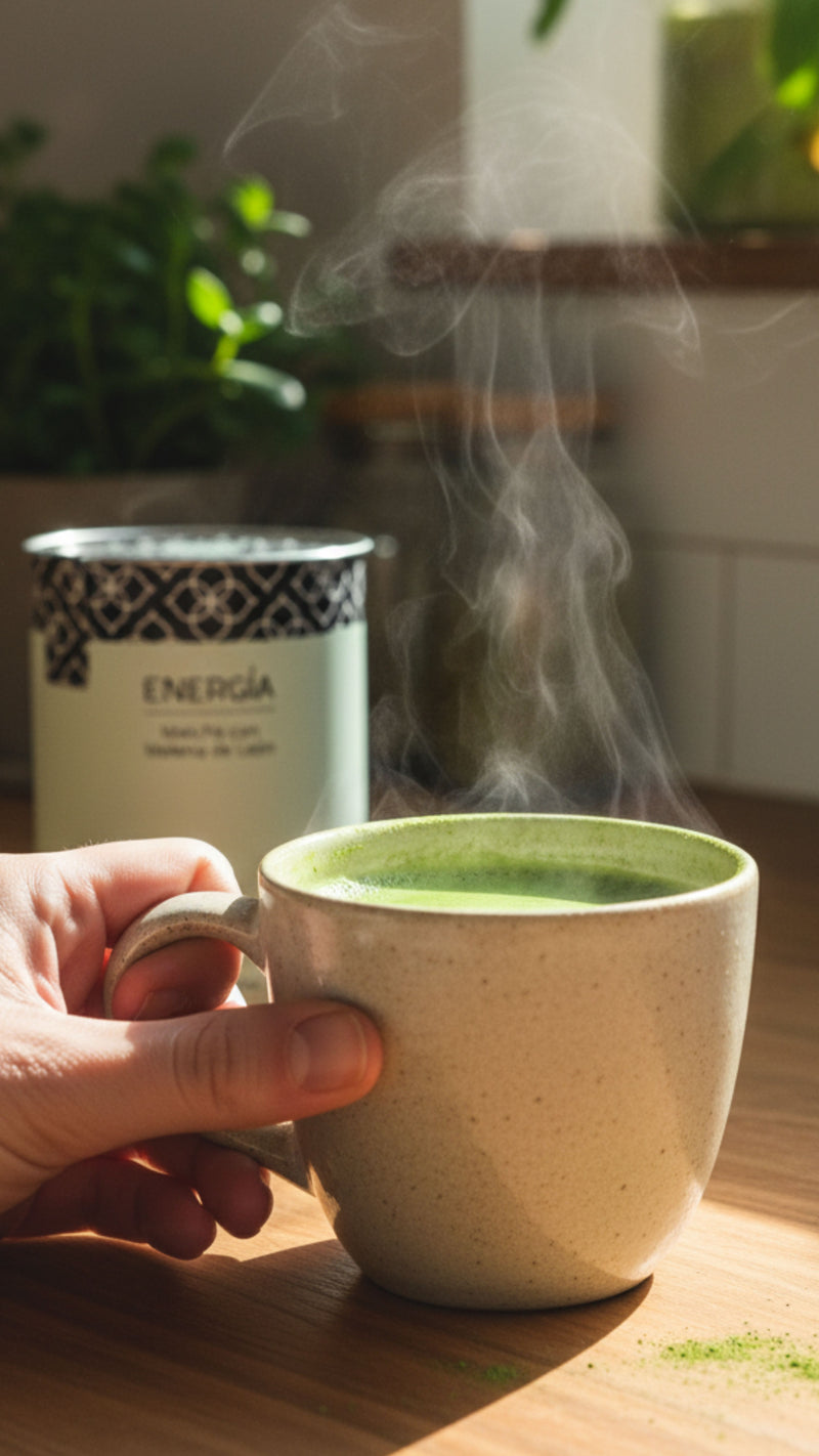 ENERGÍA - Té Verde Matcha con Melena de León