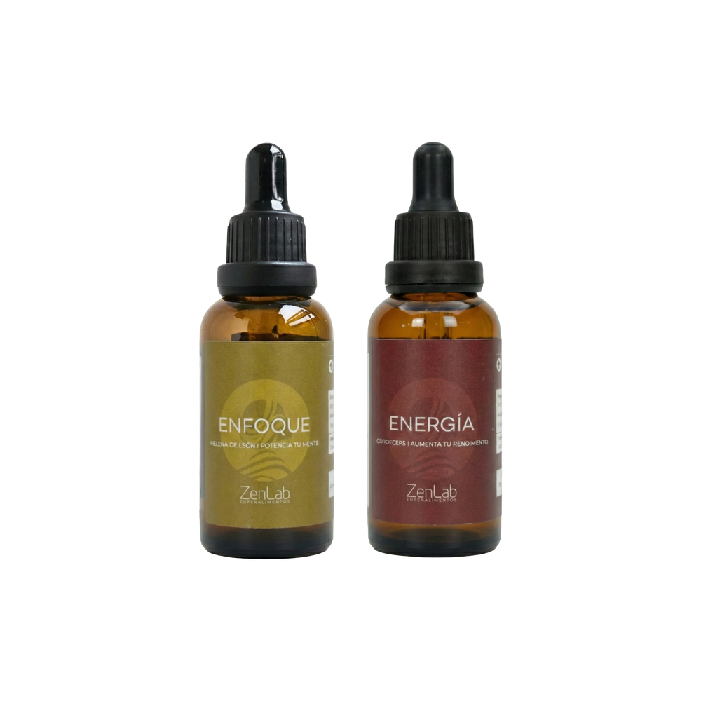 Pack ZenLab: Melena de león para el foco y cordyceps para la energía