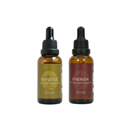 Pack ZenLab: Melena de león para el foco y cordyceps para la energía