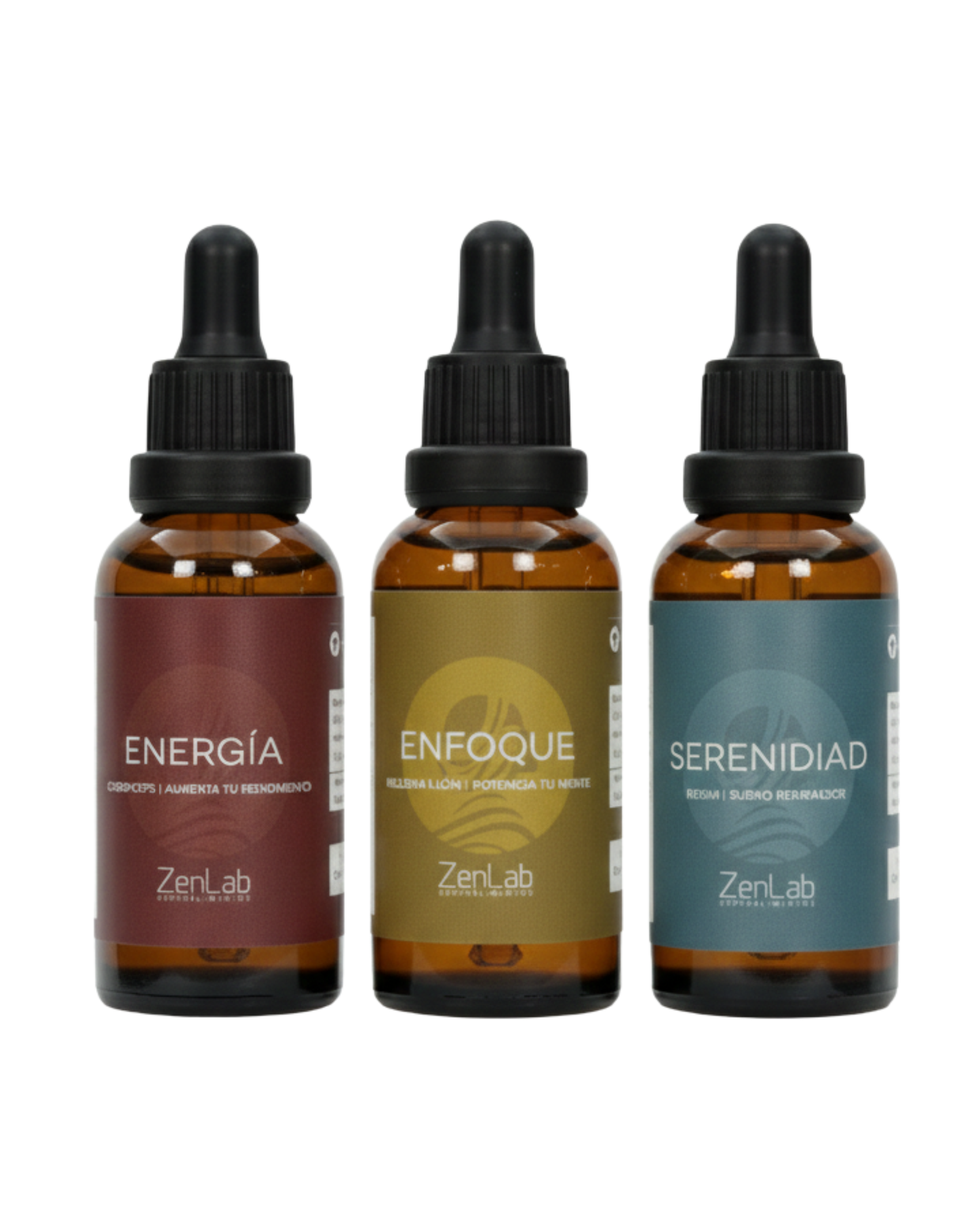 Tripack Bienestar Total – Melena de León, Reishi y Cordyceps para ansiedad, insomnio y energía natural